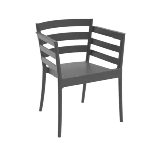 mobiliario-contract-sillon salerno apilable polipropileno antracita 5